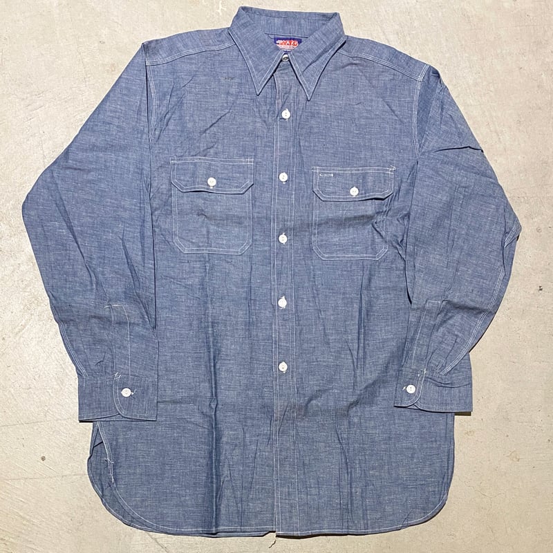 ヴィンテージシャンブレーシャツ1950年代 ヴィンテージ Vintage 50s 50's BELTEX シャンブレーシャツ