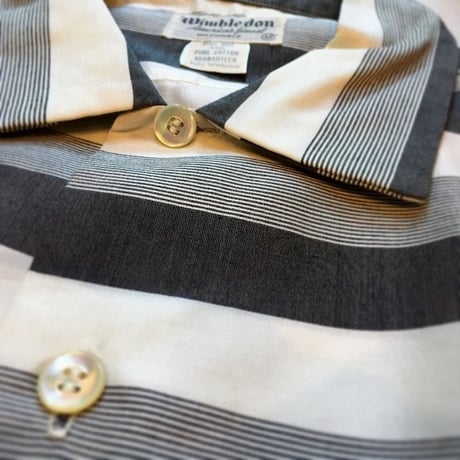 1960's Wimbledon Cotton&Silk L/S Shirt