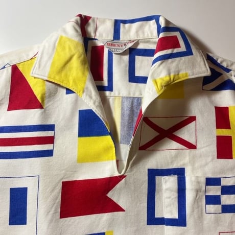 1960's BRENT Skipper Pullover S/S Shirt