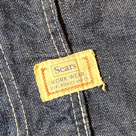 1960's Sears Denim Coverall