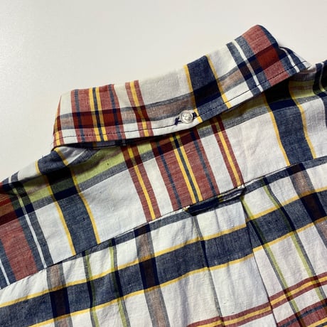 1960's McGREOR Indian Madras L/S Shirt
