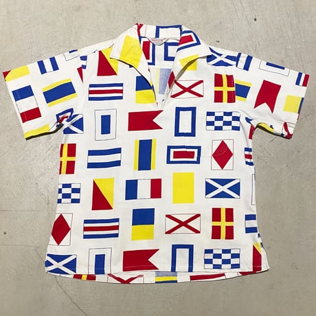 1960's BRENT Skipper Pullover S/S Shirt