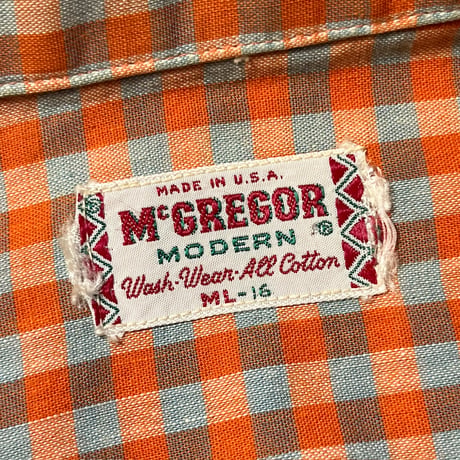 1960's McGREGOR L/S Shirt