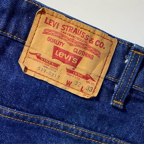 1980's Levi's 519 Denim Pants