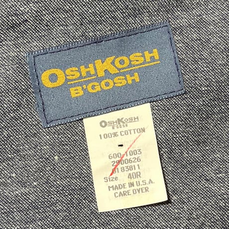 1980's OSHKOSH Denim Work Jacket Deadstock