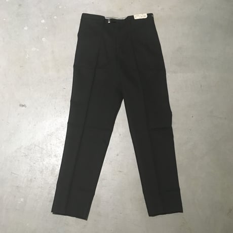 1960's sedgefield by BLUE BELL Black Tapered Pants Deadstock