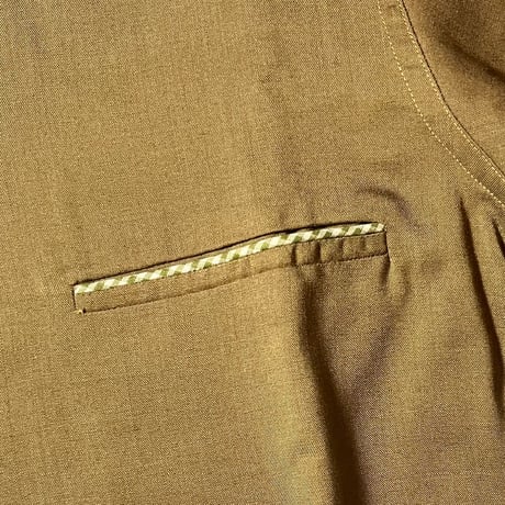 1960's Elderado Rayon&Acetate L/S Shirt Deadstock