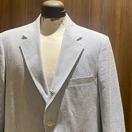 1980's Brooks Brothers Seersucker Tailored Jacket