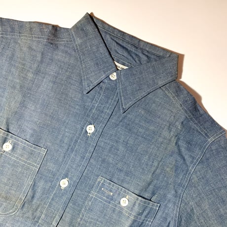 1950's Sears Chambray L/S Shirt Deadstock