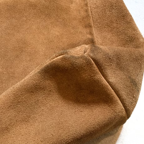 1970's Unknown Suede Leather Tote Bag