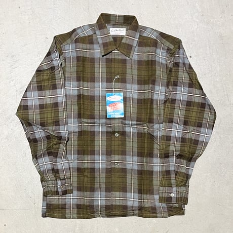 1960's Sandy Mac Donald Flannel L/S Shirt Deadstock