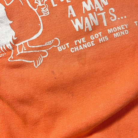 1960's Unknown Monster Printed Sweat