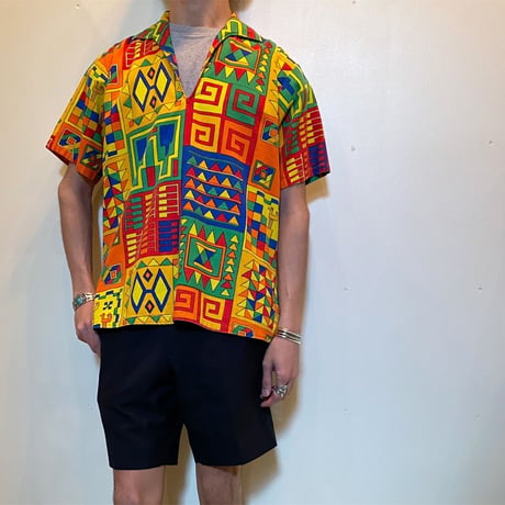 1960's ARROW Skipper Pullover S/S Shirt