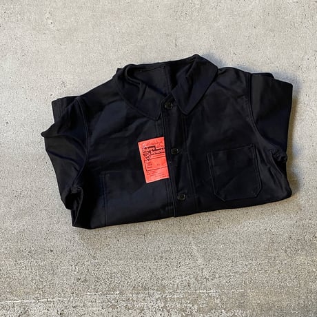 1950's〜 Dubure&Deverchere Black Moleskin Jacket Deadstock