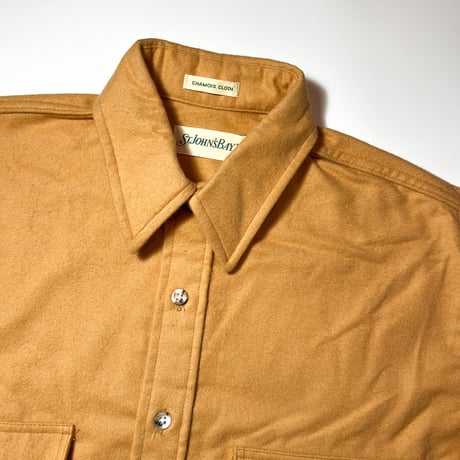1990's ST JOHN'S BAY Chamois Cloth L/S Shirt Deadstock