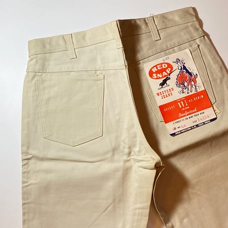 1960's RED SNAP Tapered Pants Deadstock