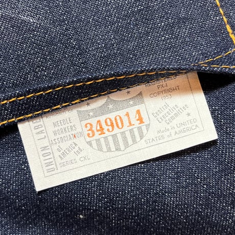 1950's HEAD LIGHT Denim Trousers Deadstock
