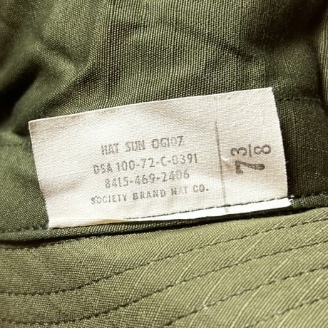 1970's US.ARMY Boonie Hat Deadstock