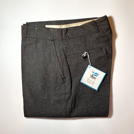 1940's〜 Unknown Black Chambray Trousers Deadstock