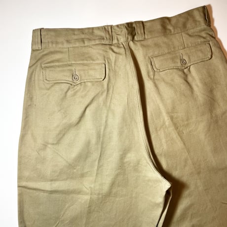 1950〜60's French Army M-52 Chino Trousers Deadstock