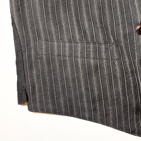 1950's French Unknown Stripe Vest Deadstock