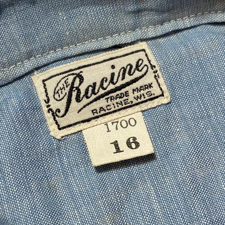 1920〜30's Racine Chambray L/S Shirt Deadstock