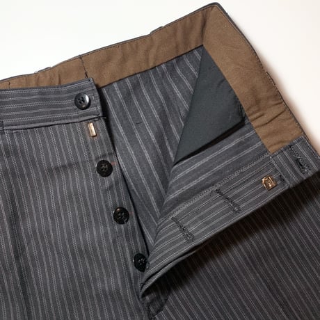 1950's French Unknown Cotton Trousers Deadstock