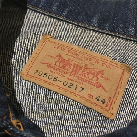 1960's Levi's 70505 Big E Denim Jacket