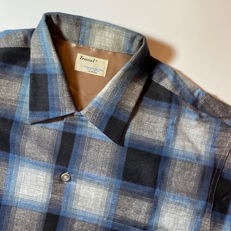 1950〜60's Truval Flannel L/S Shirt Deadstock