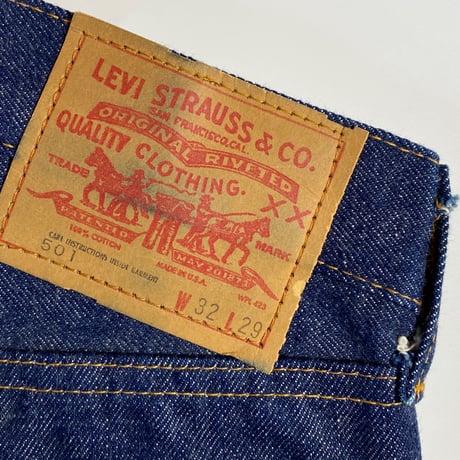 1970's Levi's 501 66 Single Denim Pants Deadstock