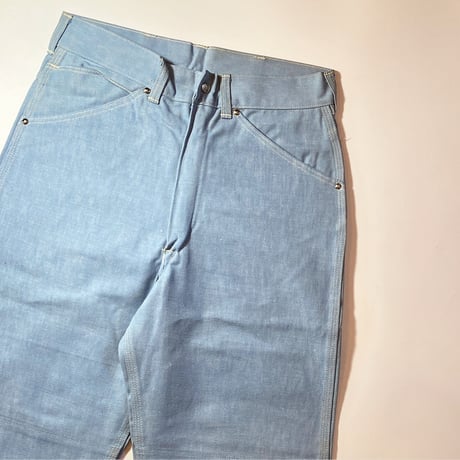 1960's Unknown Cotton Double Knee Trousers Deadstock