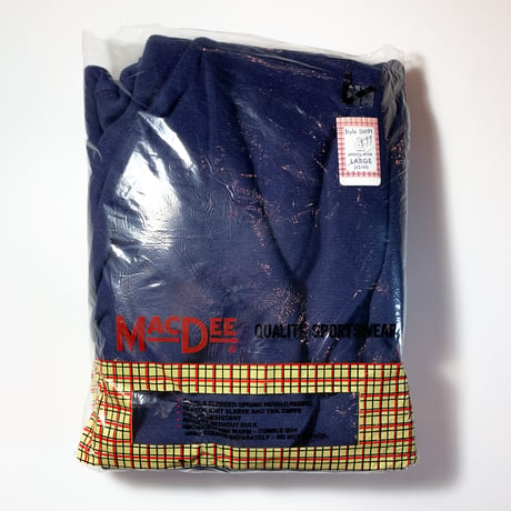 1970's MAC DEE Sweat Zip Parka Deadstock