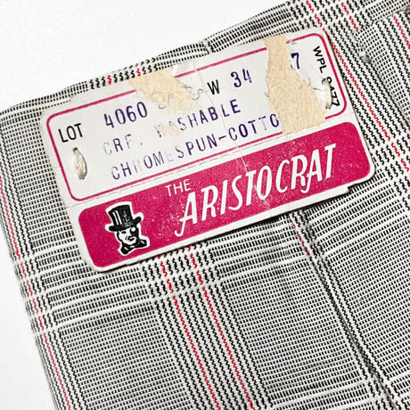 1950's THE ARISTOCRAT Cotton Trousers Deadstock
