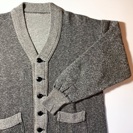 1950's Unknown Salt&Pepper Sweat Cardigan