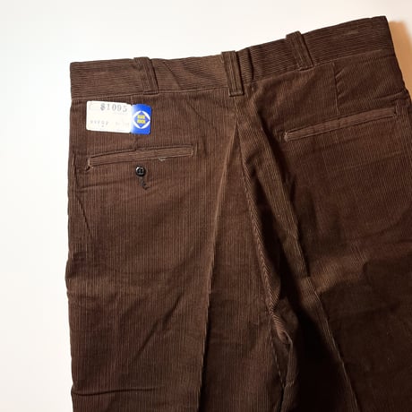 1960's BLUE ROCK Corduroy Trousers Deadstock