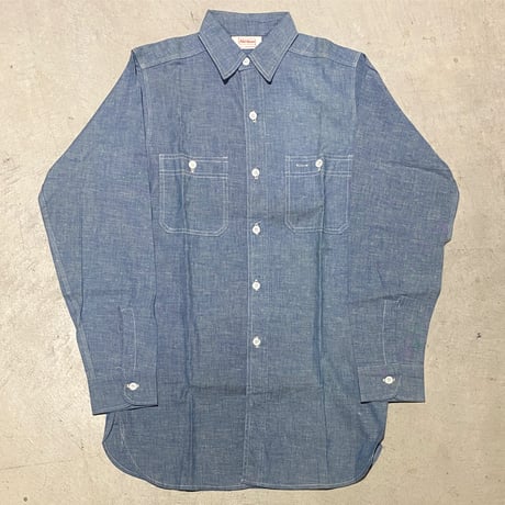 1950's〜 Powr House Chambray L/S Shirt Deadstock