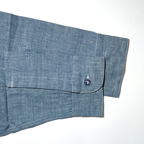 1960's US.NAVY Chambray L/S Shirt Deadstock