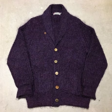 1970's Archie Brown&Jon Mohair Shawl Collar Cardigan