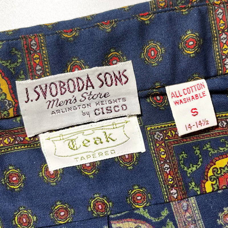 1960's J.SVOBODA SONS S/S Shirt Deadstock | Unwave