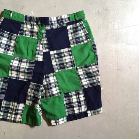 1970's〜 Lady Halrin Indian Madras Patchwork Short Pants