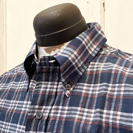 1960's Westley Indian Madras S/S Shirt Deadstock