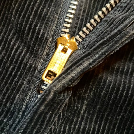1950's Unknown Corduroy Trousers Black Deadstock