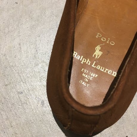 1990's Polo by Ralph Lauren Brown Suede Shoes