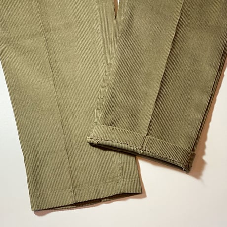 1960's KORATRON Corduroy Tapered Pants Deadstock