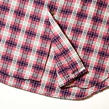 1980's L.L.Bean Seersucker S/S Shirt