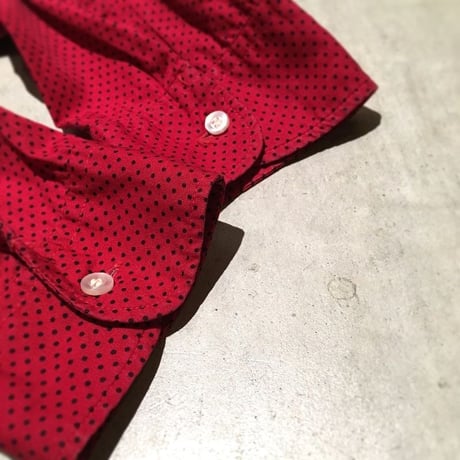1960's W.T.GRANT Pin Dots L/S Shirt