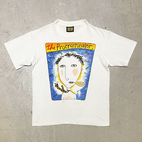 1990's YOUR HEAD GOES HERE Printed Tee