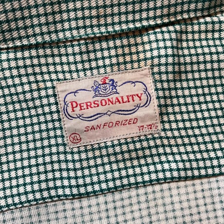 1950's PERSONALITY Rayon L/S Shirt Deadstock