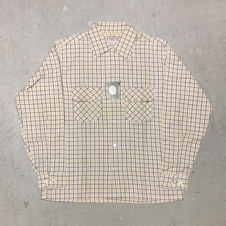 1950's Manhattan Rayon L/S Shirt Deadstock