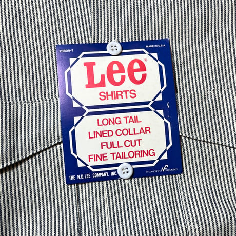 1970's Lee Hickory L/S Shirt Deadstock